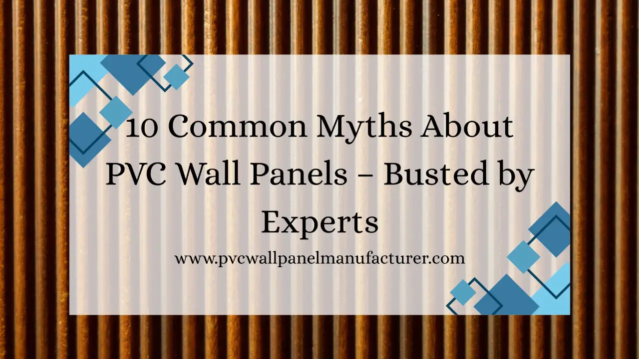 PVC wall panel manufacturer