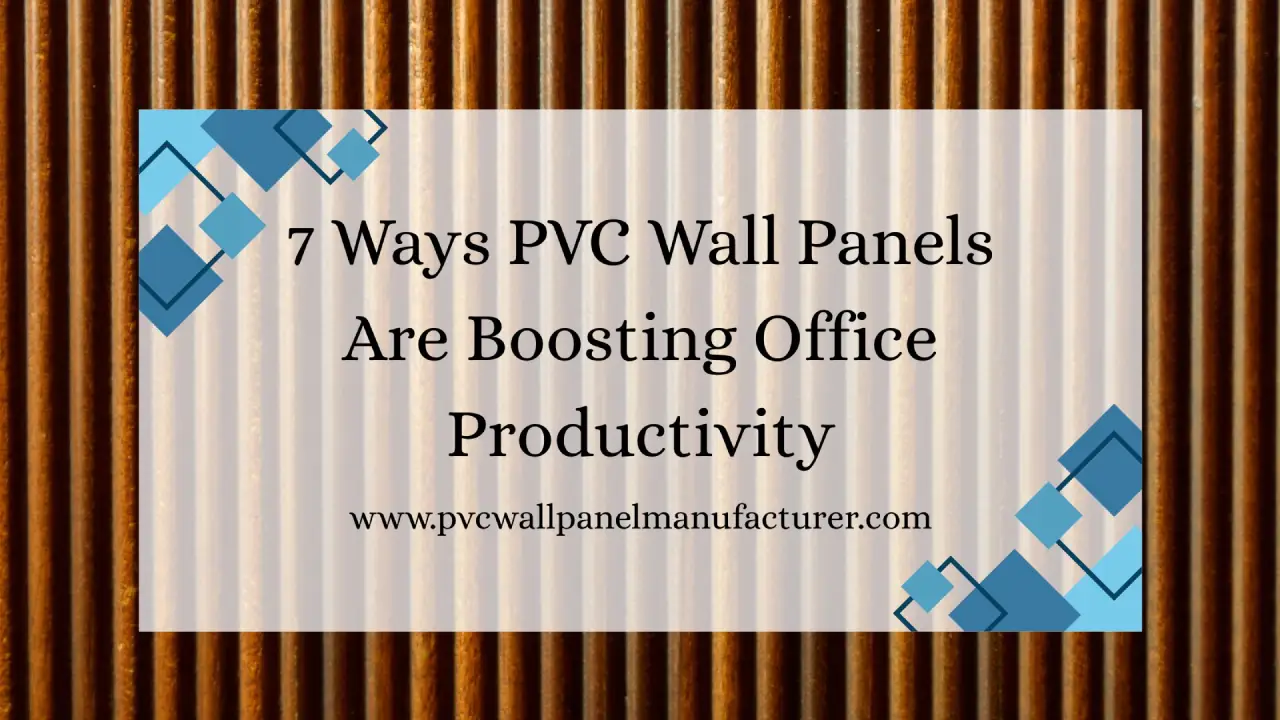 PVC wall panel manufacturer