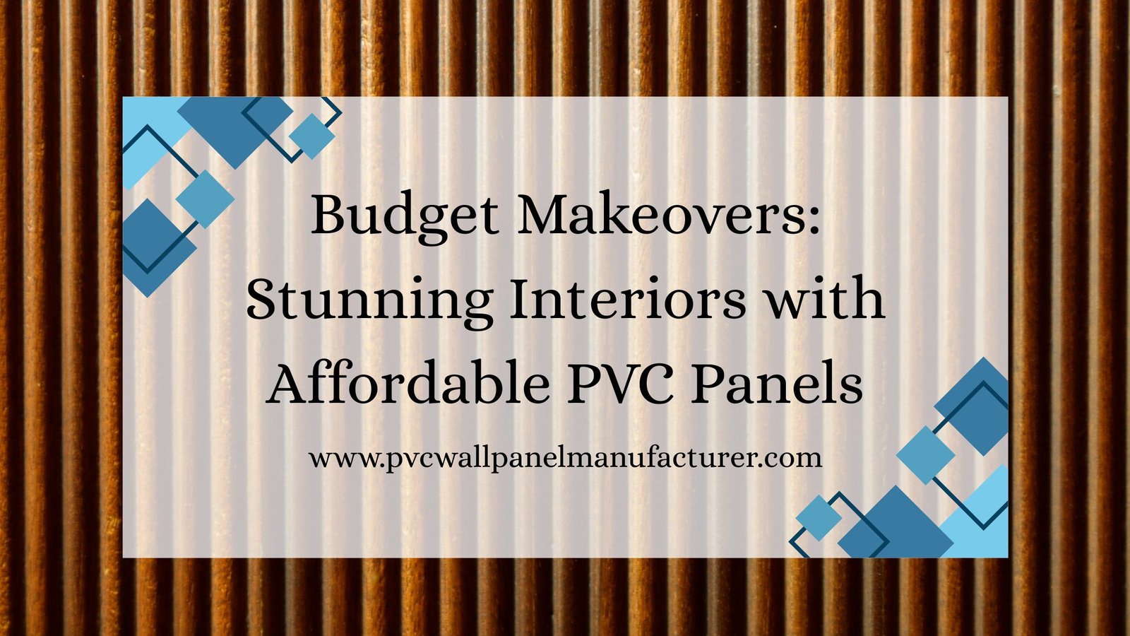 PVC wall panel manufacturer