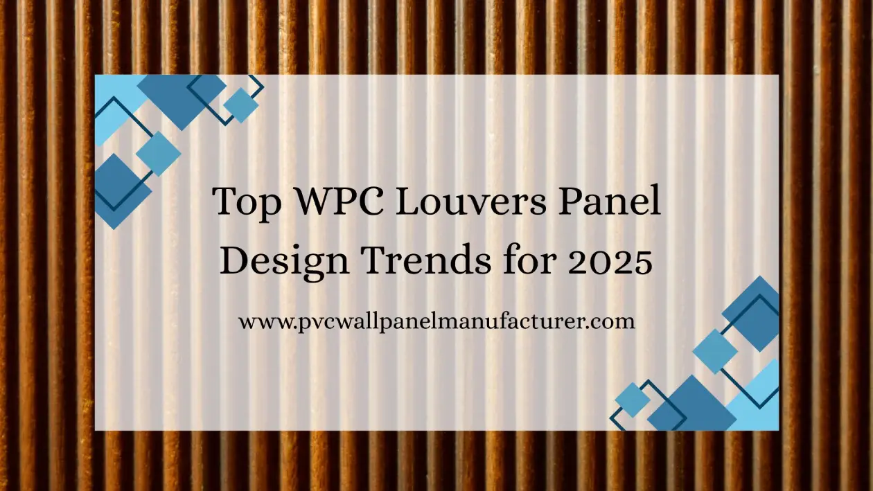 PVC wall panel manufacturer