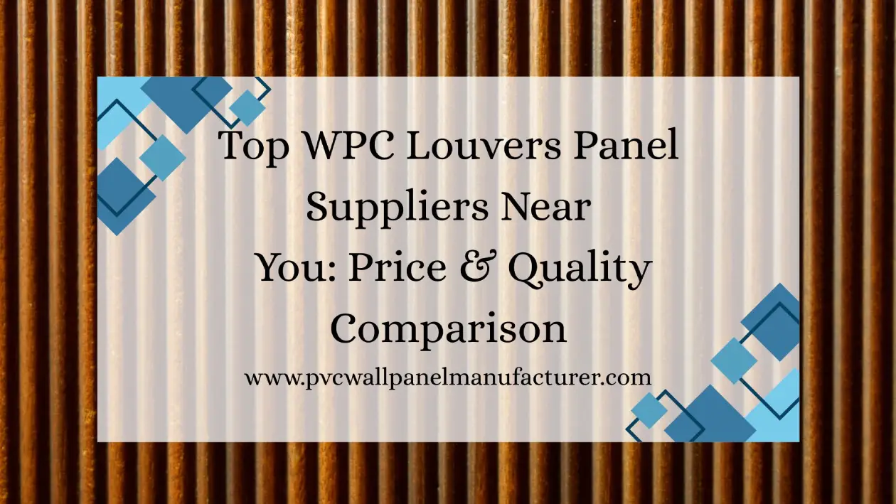 PVC wall panel manufacturer