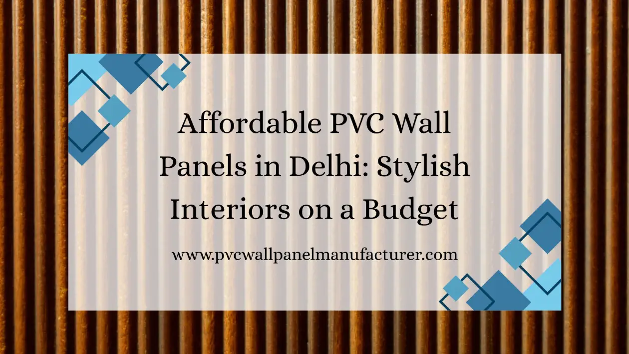 PVC wall panel manufacturer