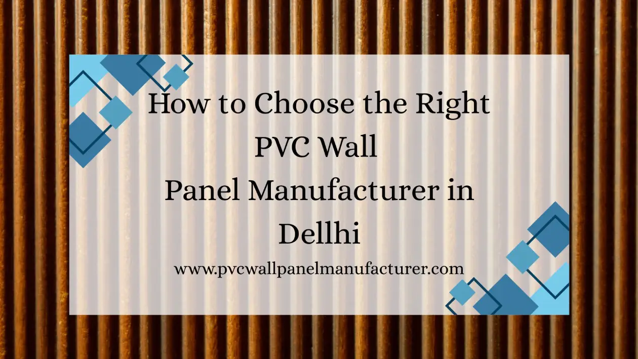 PVC wall panel manufacturer